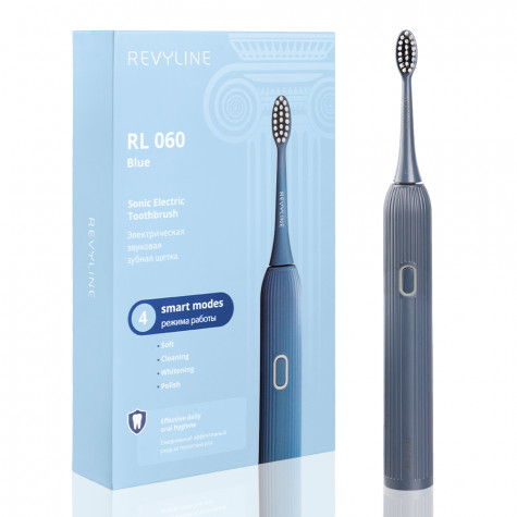 Электрическая звуковая зубная щётка Revyline RL 060, голубая