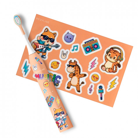 Электрическая зубная щетка Revyline RL 055 Kids, Peach