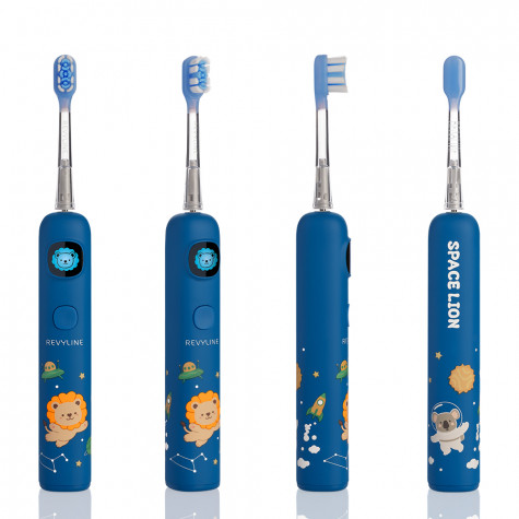 Электрическая звуковая зубная щетка Revyline RL 095 Kids, Blue